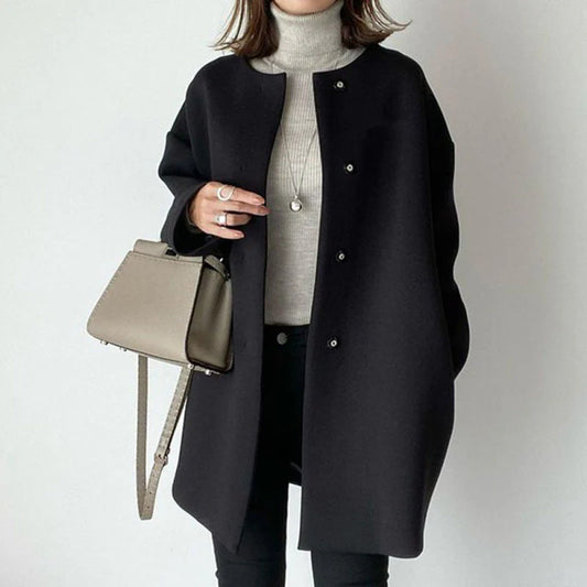 Zadie™ | Elegant Straight-Lined Coat