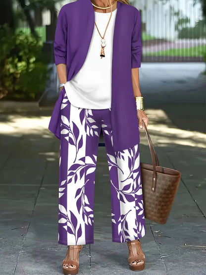 Florencie™ | Elegant Floral Three-Piece Set