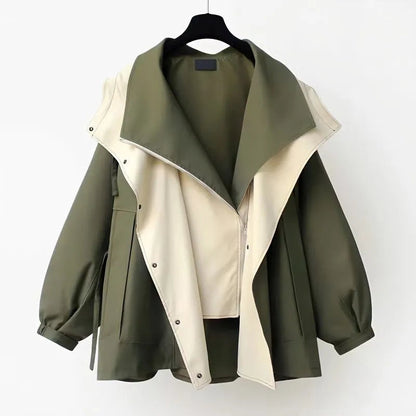 Adela™ | Two-Tone Oversized Jacket