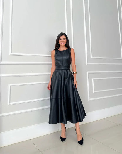 Fianna™ | Elegant Midi Dress