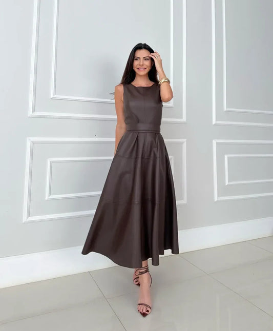 Fianna™ | Elegant Midi Dress