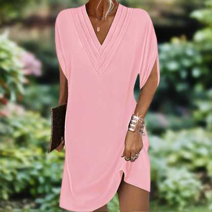 Cindara™ | Flattering Fit Draped Dress