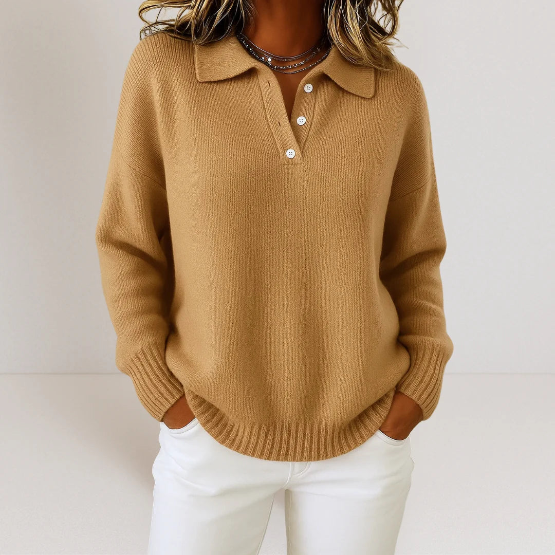 Belamy™ | Soft Knitted Sweater with Collar