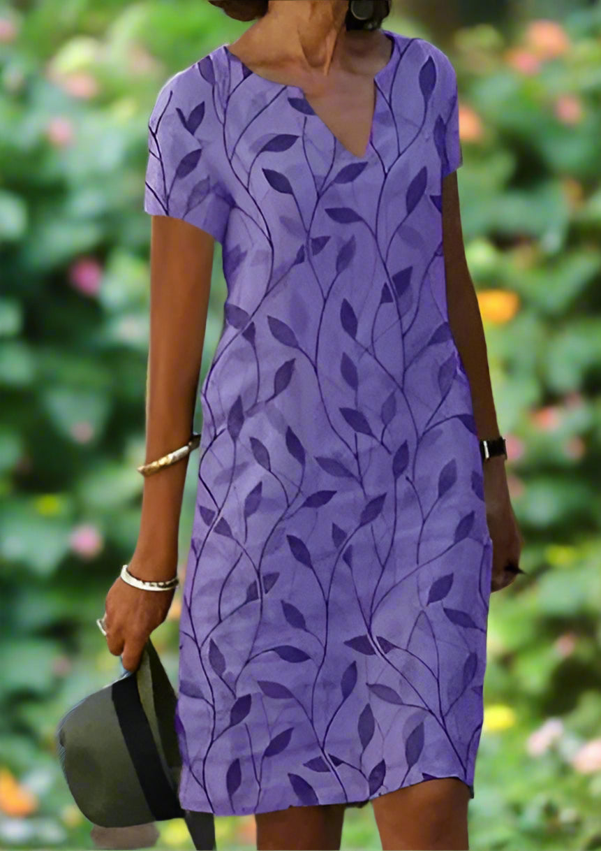Ellen™ | Graceful V-Line Dress