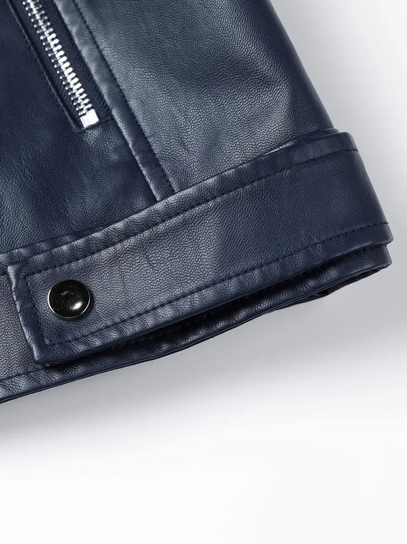 Zerina™ |  Leather Biker Jacket