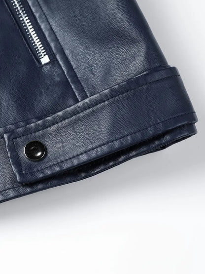 Zerina™ |  Leather Biker Jacket