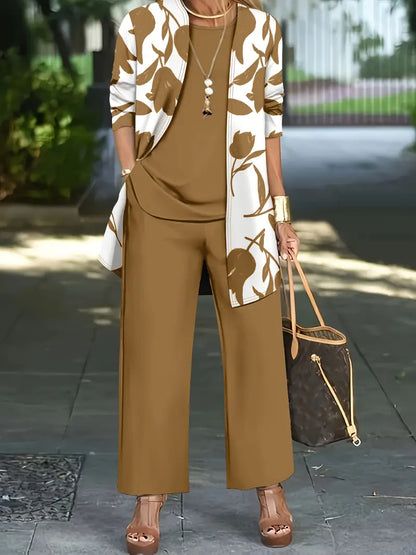 Delilah™ | Versatile Print and Solid Casual Set