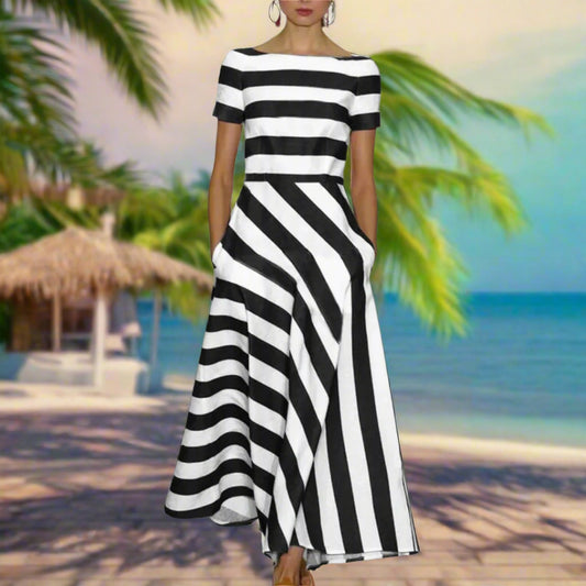 Ysolde™ | Hand-Stitched Longline Dress