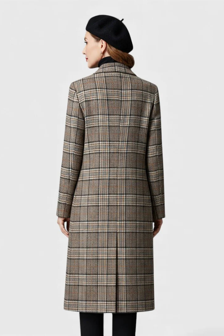 Kayla™ | Classic Cheque Coat