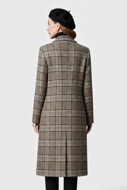 Kayla™ | Classic Cheque Coat
