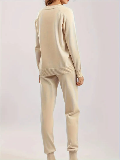 Helisent™ | V-Neck Two-Piece Set