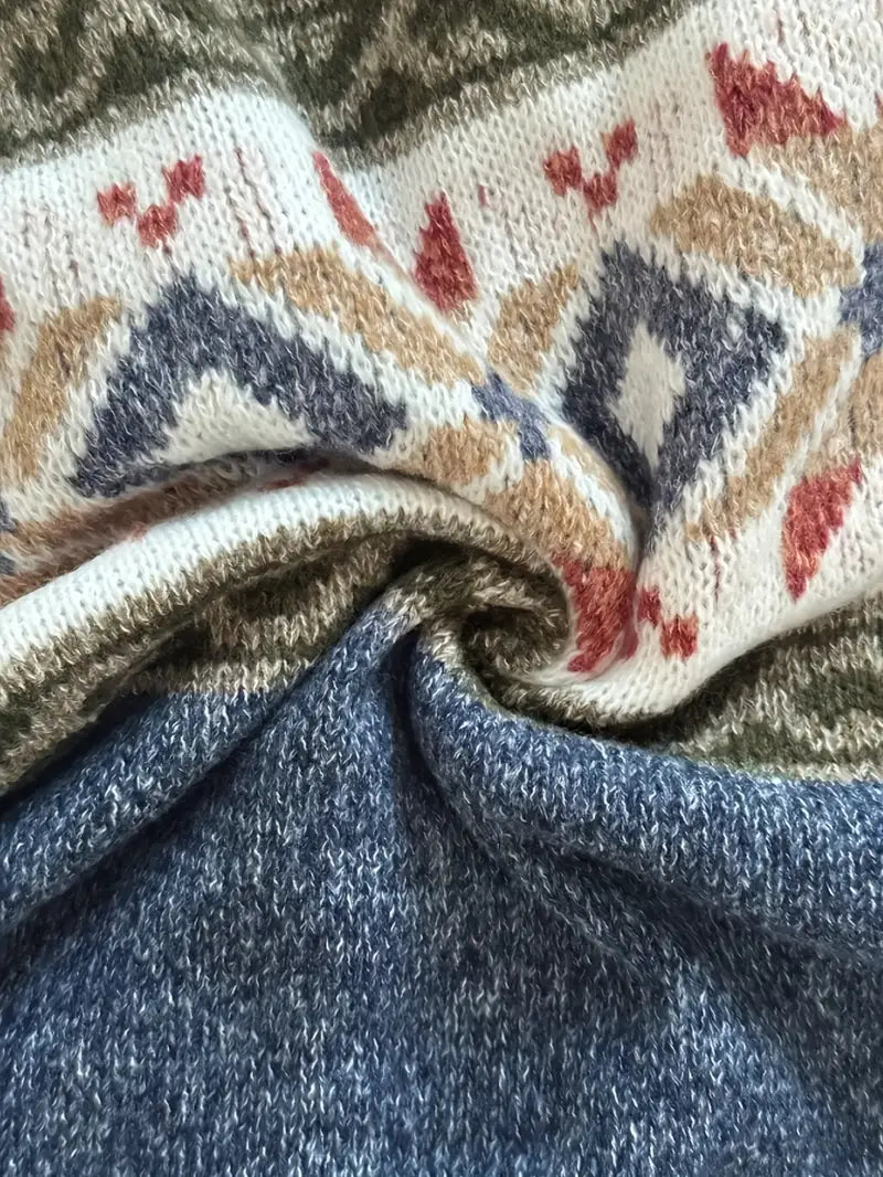Heloria™ | Boho Chic Patterned Cardigan