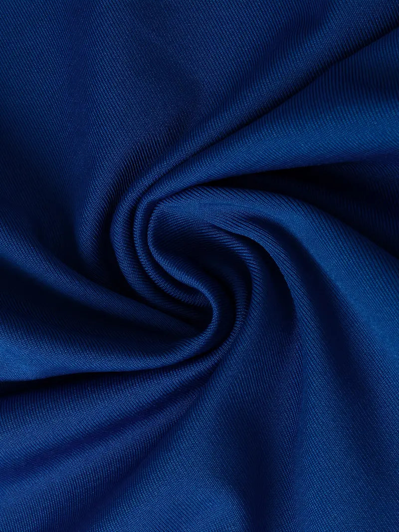 Faelan™ | Elegant Off-Shoulder Royal Blue Jumpsuit