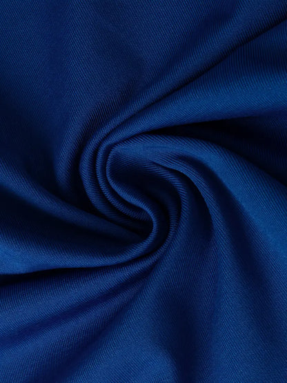 Faelan™ | Elegant Off-Shoulder Royal Blue Jumpsuit