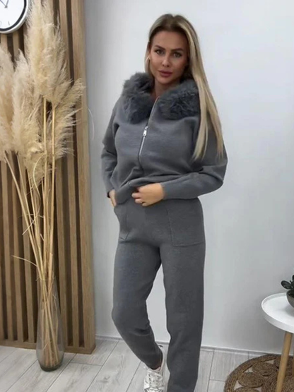 Courtney™ | Faux Fur 2-piece Set