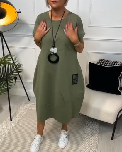 Nivelle™ | Casual Text Dress