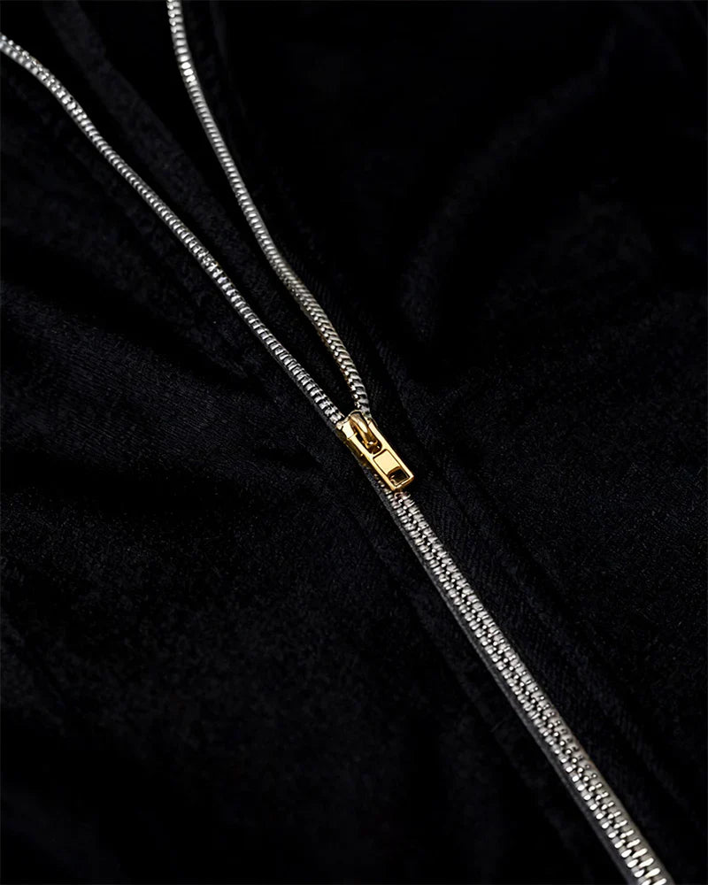 Gwyneira™ | Fringed Hem Zippered Dress