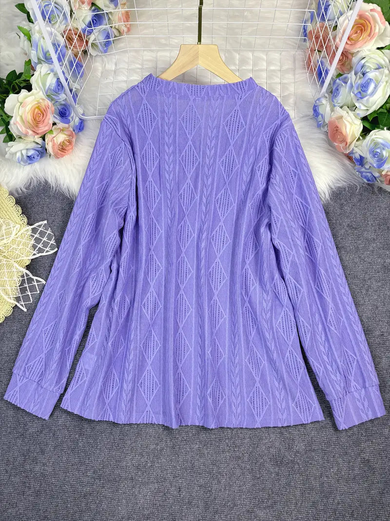 Zafrina™ | Elegant V-Neck T-Shirt
