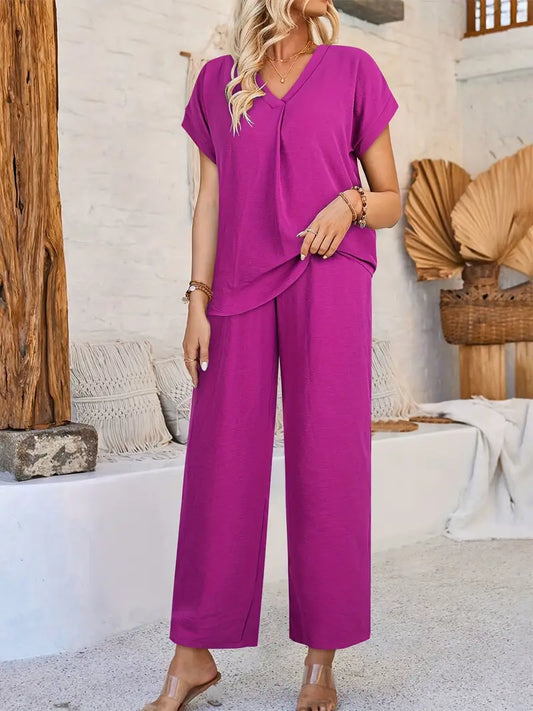 Fieya™ | Vibrant Comfort Two-Piece Set