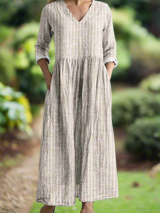 Viola™ | Heritage Stripe Casual Dress