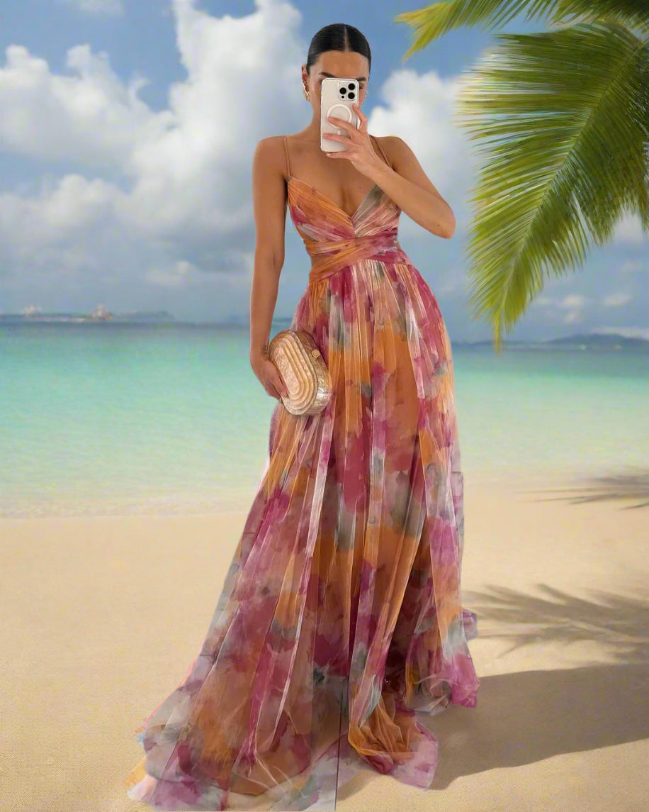 Caelan™ | Enchanting Floral Maxi Dress