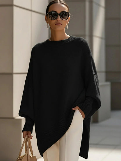 Pella™ | Oversized Poncho Sweater