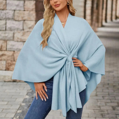 Yvette™ | Elegant Draped Poncho