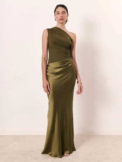 Isha™ | One Shoulder Maxi Dress