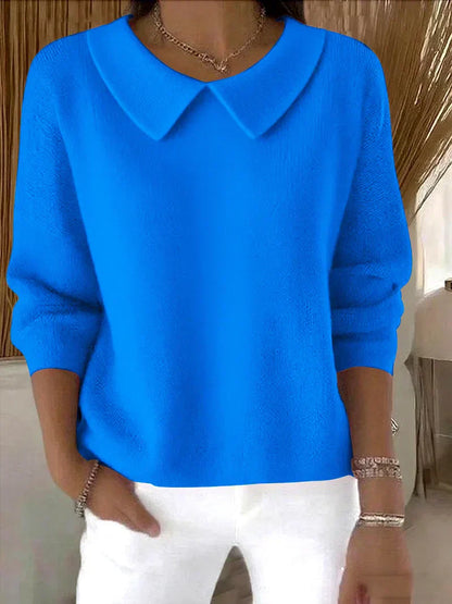 Danika™ | Soft Collar Knit Sweater