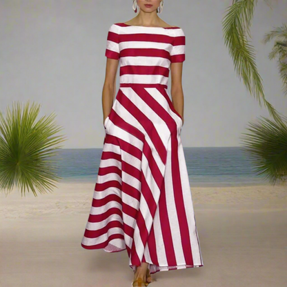 Ysolde™ | Hand-Stitched Longline Dress