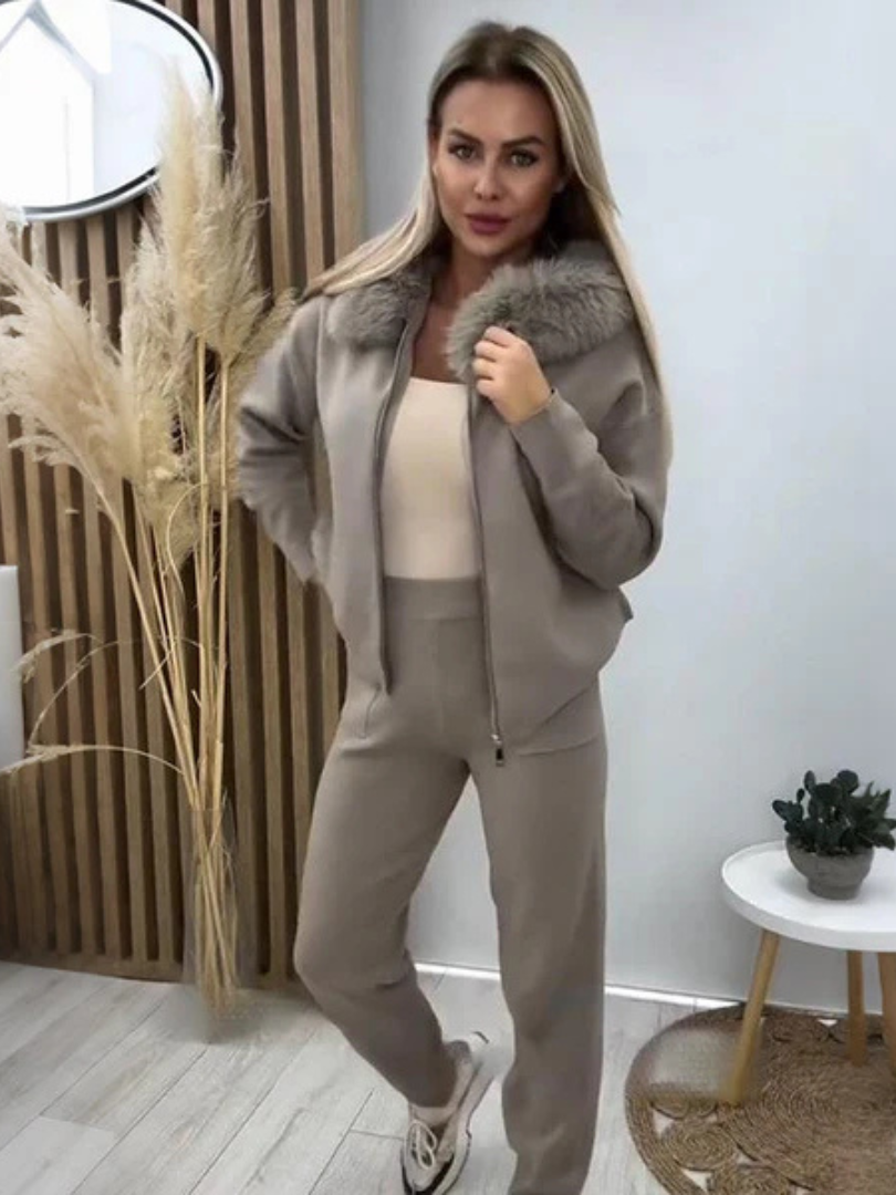 Courtney™ | Faux Fur 2-piece Set