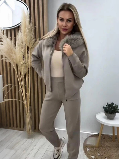 Courtney™ | Faux Fur 2-piece Set