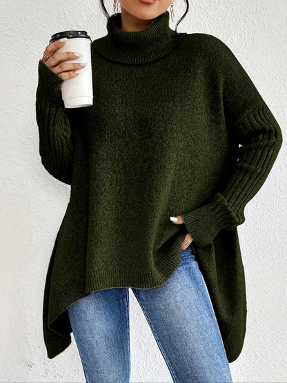 Kira™ |  Long Turtleneck Sweater
