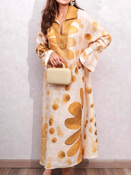 Astrid™ | Golden Blossom Dress