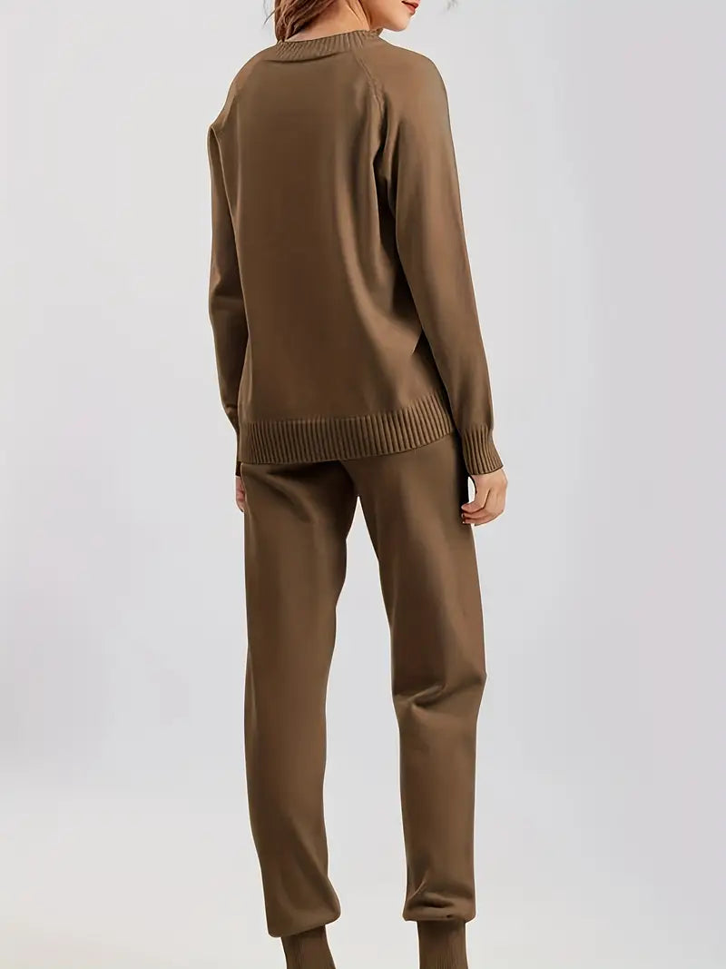 Helisent™ | V-Neck Two-Piece Set