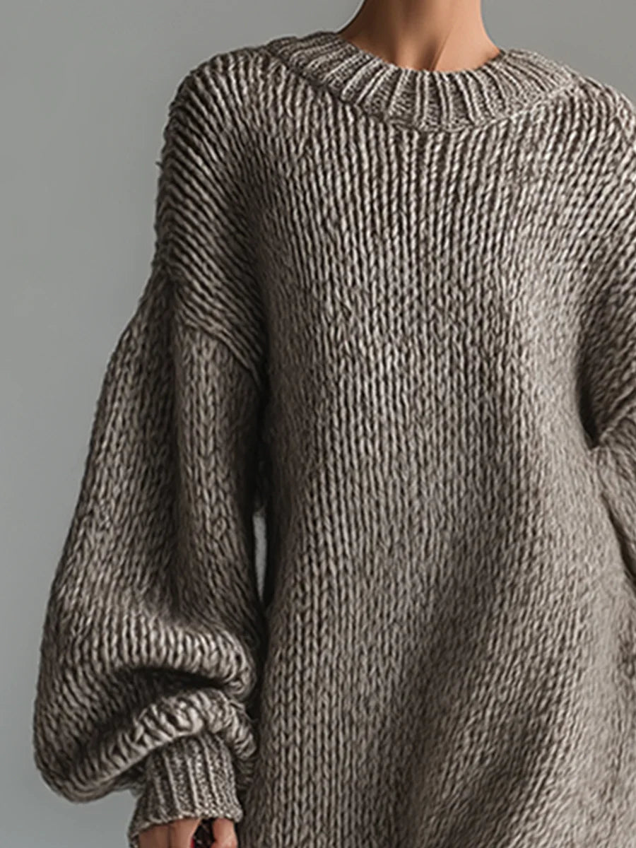 Elaryna™ | Elegant Knit Maxi Dress