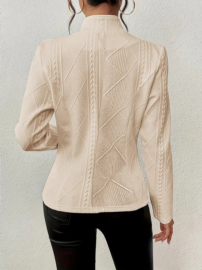 Juno™ | Textured Button-Up Jacket
