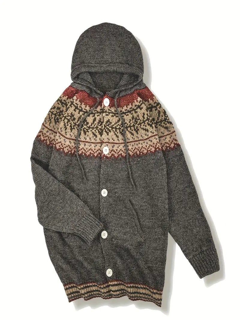 Serenelle™ | Elegant Hooded Cardigan