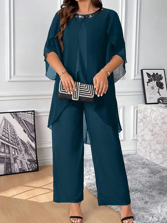 Evette™ | Luxe Sequin Two-Piece Set