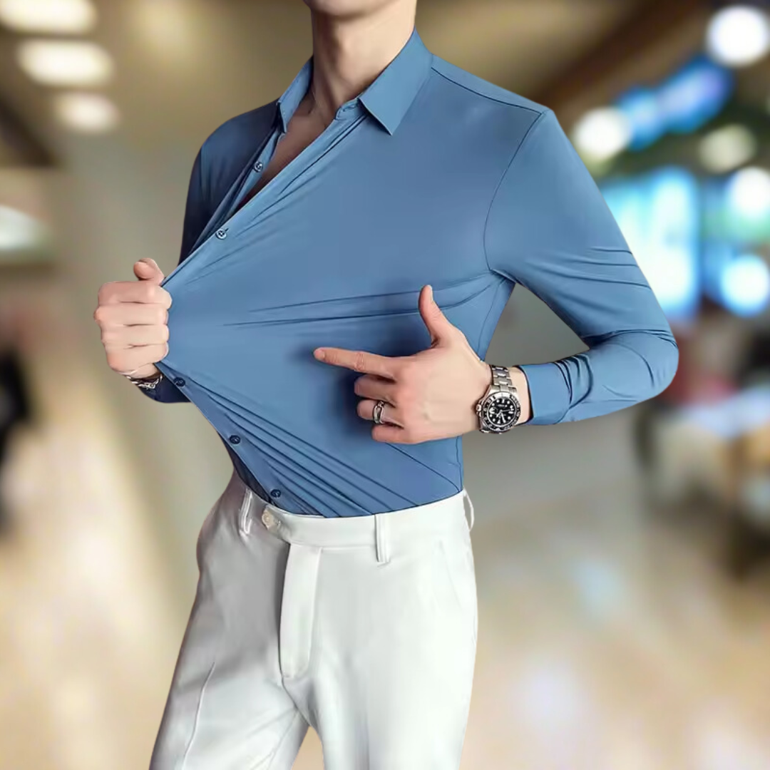 MaxFit™ | Plus-maat shirt met lange mouwen