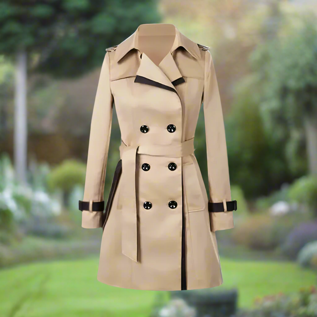 Jessamyn™ | Elegant Belted Spring Coat