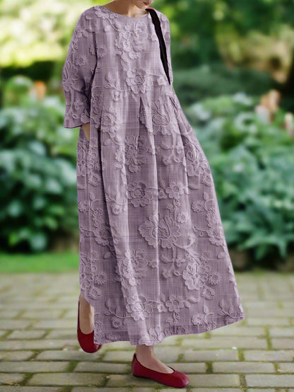 Briella™ | Flowy Floral Midi Dress