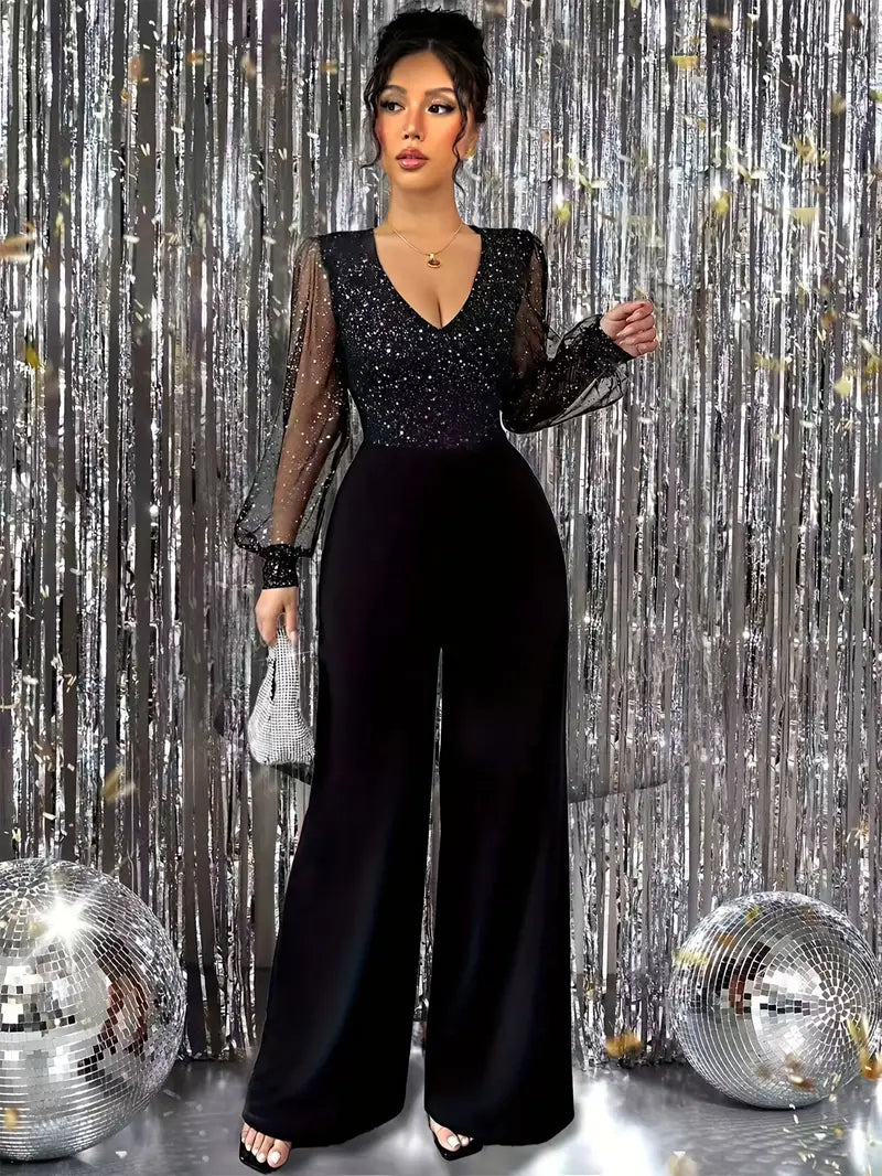 Fresia™ | Elegant V-Neck Jumpsuit