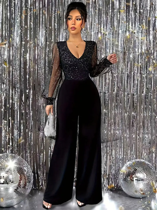 Fresia™ | Elegant V-Neck Jumpsuit