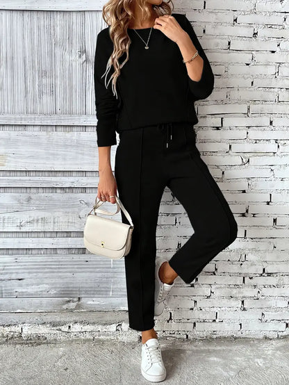 Perdita™ | Elegant Drawstring Two-Piece Set