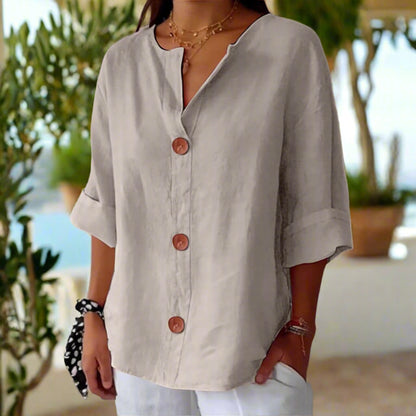 Mireva™ | Coastal Ease Blouse