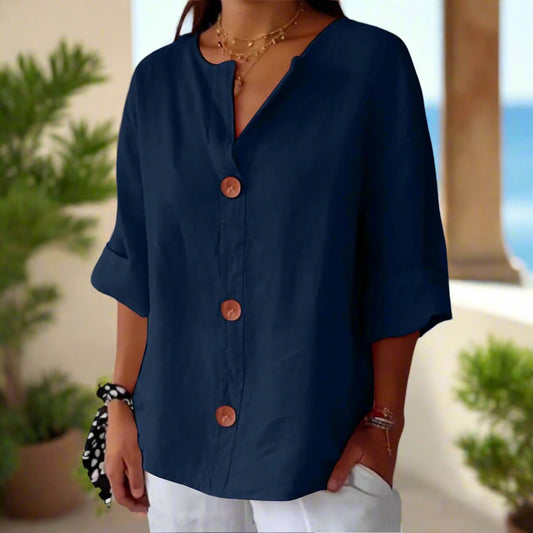 Mireva™ | Coastal Ease Blouse