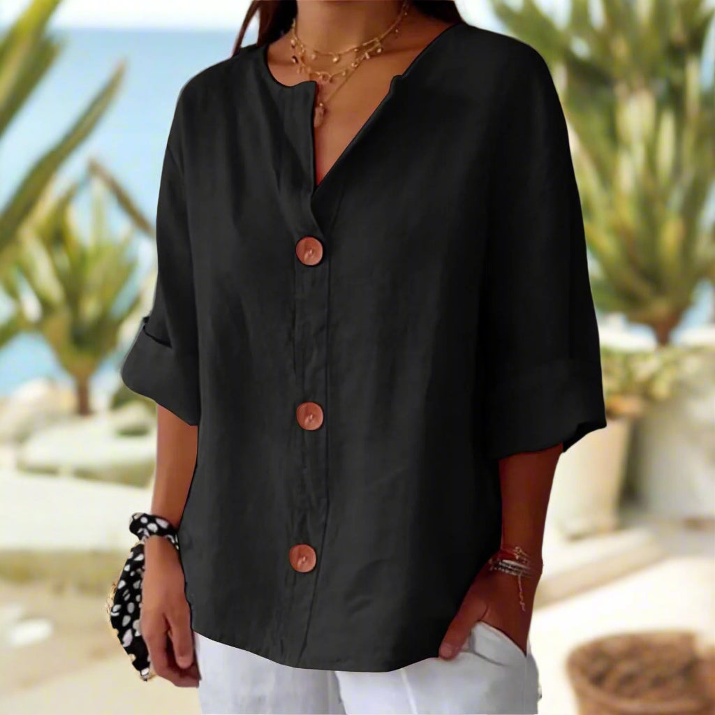 Mireva™ | Coastal Ease Blouse