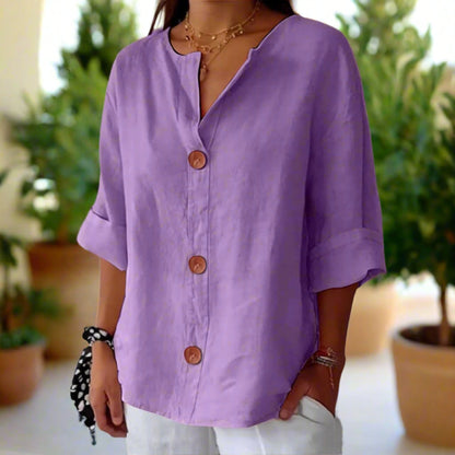 Mireva™ | Coastal Ease Blouse