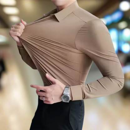 MaxFit™ | Plus-maat shirt met lange mouwen